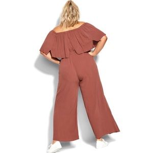 City Chic Sunset Jumper in Cinnamon sz MD